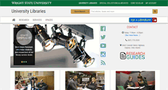 Desktop Screenshot of libraries.wright.edu