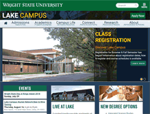 Tablet Screenshot of lake.wright.edu