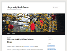 Tablet Screenshot of blogs.wright.edu